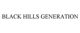 BLACK HILLS GENERATION trademark