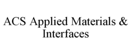 ACS APPLIED MATERIALS & INTERFACES trademark