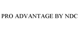PRO ADVANTAGE BY NDC trademark