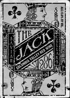 THE JACK SAVIAH CELLARS COLUMBIA VALLEY RED WINE 2006 ALC. 13.6% BY VOL. trademark