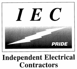 IEC PRIDE INDEPENDENT ELECTRICAL CONTRACTORS trademark