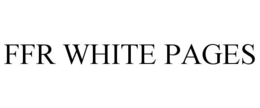 FFR WHITE PAGES trademark