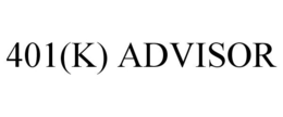 401(K) ADVISOR trademark