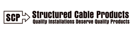 SCP STRUCTURED CABLE PRODUCTS QUALITY INSTALLATIONS DESERVE QUALITY PRODUCTS trademark