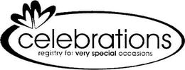 CELEBRATIONS REGISTRY FOR VERY SPECIAL OCCASIONS trademark