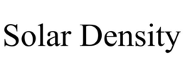 SOLAR DENSITY trademark