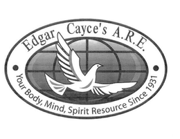 EDGAR CAYCE'S A.R.E. YOUR BODY, MIND, SPIRIT RESOURCE SINCE 1931 trademark