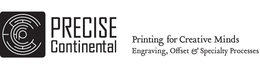 P PRECISE CONTINENTAL PRINTING FOR CREATIVE MINDS ENGRAVING, OFFSET & SPECIALTY PROCESSES trademark