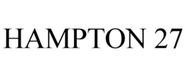 HAMPTON 27 trademark