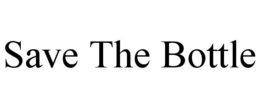 SAVE THE BOTTLE trademark