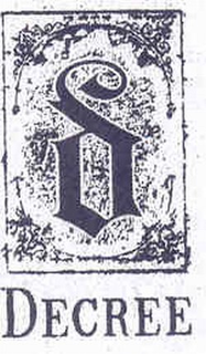D DECREE trademark
