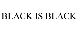 BLACK IS BLACK trademark
