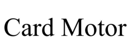 CARD MOTOR trademark