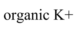 ORGANIC K+ trademark