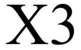 X3 trademark