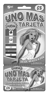 UNO MAS TARJETA $5 trademark