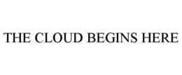 THE CLOUD BEGINS HERE trademark