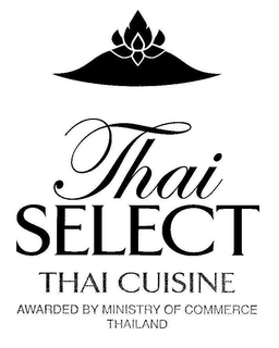 THAI SELECT THAI CUISINE AWARDED BY MINISTRY OF COMMERCE THAILAND trademark