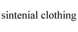 SINTENIAL CLOTHING trademark