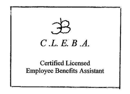 CB C.L.E.B.A. CERTIFIED LICENSED EMPLOYEE BENEFITS ASSISTANT trademark