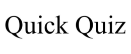 QUICK QUIZ trademark