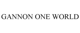 GANNON ONE WORLD trademark