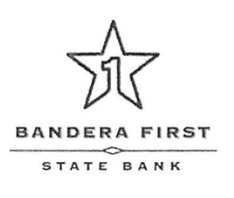 1 BANDERA FIRST STATE BANK trademark