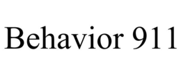 BEHAVIOR 911 trademark