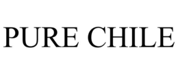 PURE CHILE trademark