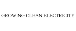 GROWING CLEAN ELECTRICITY trademark