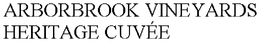 ARBORBROOK VINEYARDS HERITAGE CUVÉE trademark