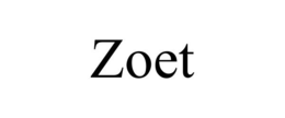 ZOET trademark