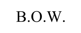 B.O.W. trademark
