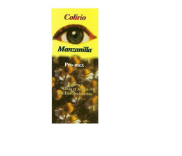 COLIRIO MANZANILLA PRO-MEX REFRESCA ALIVIA EL ARDOR Y EL ENROJECIMIENTO trademark