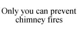ONLY YOU CAN PREVENT CHIMNEY FIRES trademark