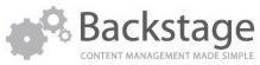 BACKSTAGE CONTENT MANAGEMENT MADE SIMPLE trademark