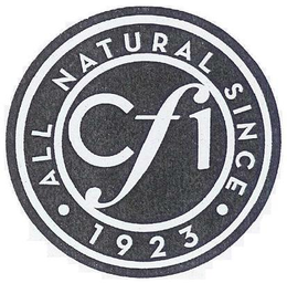 CFI ALL NATURAL SINCE 1923 trademark