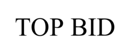 TOP BID trademark