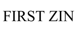 FIRST ZIN trademark