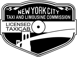 NEW YORK CITY TAXI AND LIMOUSINE COMMISSION LICENSED TAXICAB trademark