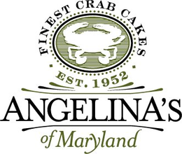 ANGELINA'S OF MARYLAND · FINEST CRAB CAKES · EST. 1952 · trademark