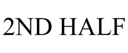 2ND HALF trademark