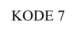 KODE 7 trademark