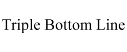 TRIPLE BOTTOM LINE trademark