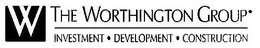 W THE WORTHINGTON GROUP INVESTMENT · DEVELOPMENT · CONSTRUCTION trademark