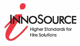 I INNOSOURCE HIGHER STANDARDS FOR HIRE SOLUTIONS trademark