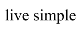 LIVE SIMPLE trademark