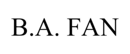 B.A. FAN trademark