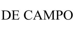 DE CAMPO trademark