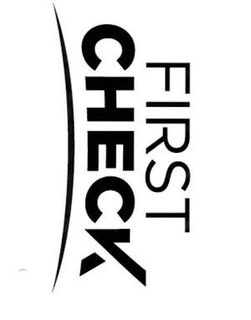 FIRST CHECK trademark